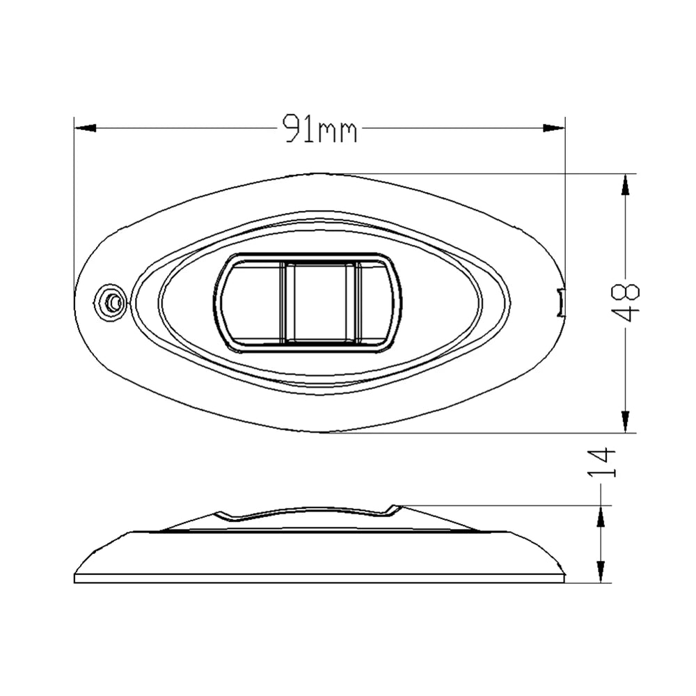 1 Pair Boat Accessories Navigation Lights Red Green Port Starboard LED Stainless Steel Cover Sailing Lamp for Yacht Accessories