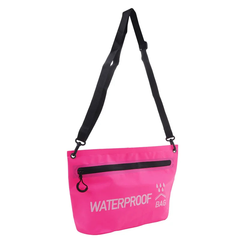 Waterproof Swimming Bag Cosmetic Bag Wash Bag Mobile Phone Bags Rafting Waist Bag Shoulder Bag Gym Bag for Camping Travel Sport