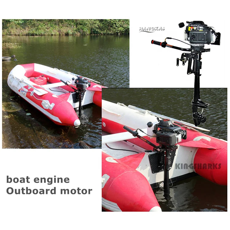 Boat Engine 4 Stroke 4HP Outboard Motor Gasoline