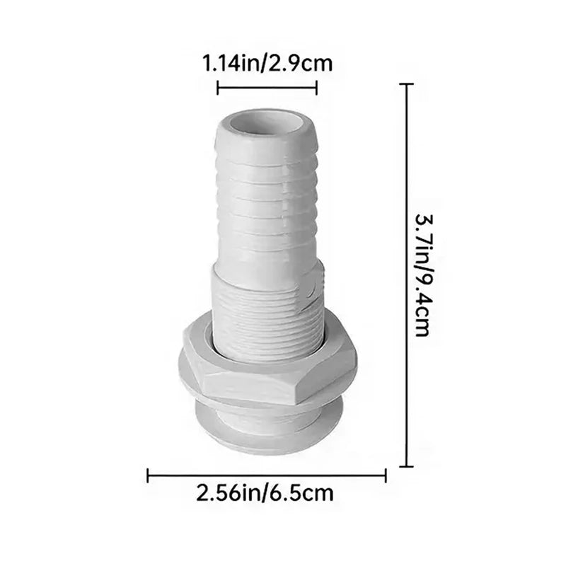 1 SET RV Parts Bilge Pump Hose 1-1/8 Inch Dia Bilge Pump Installation Kit 6.5 FT Premium Quality Kink-Free Flexible PVC Hose