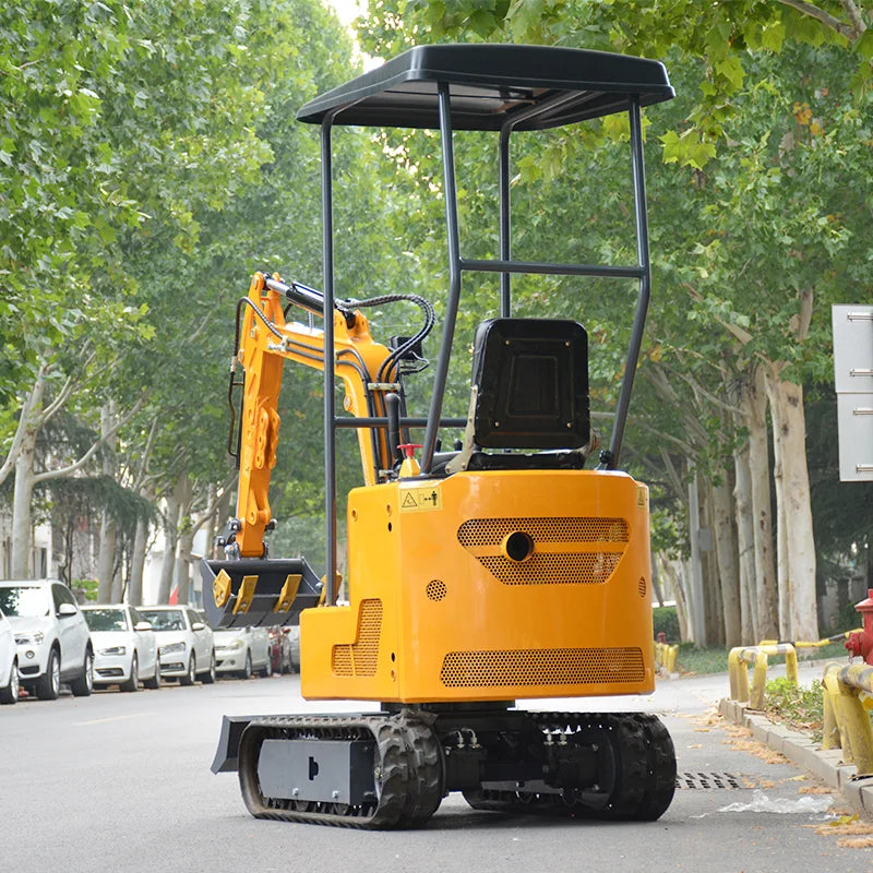 Mini Excavator 1.2 Ton Crawler Excavator Small Digger For Farm Park Orchard And Garden Construction Work China Customized