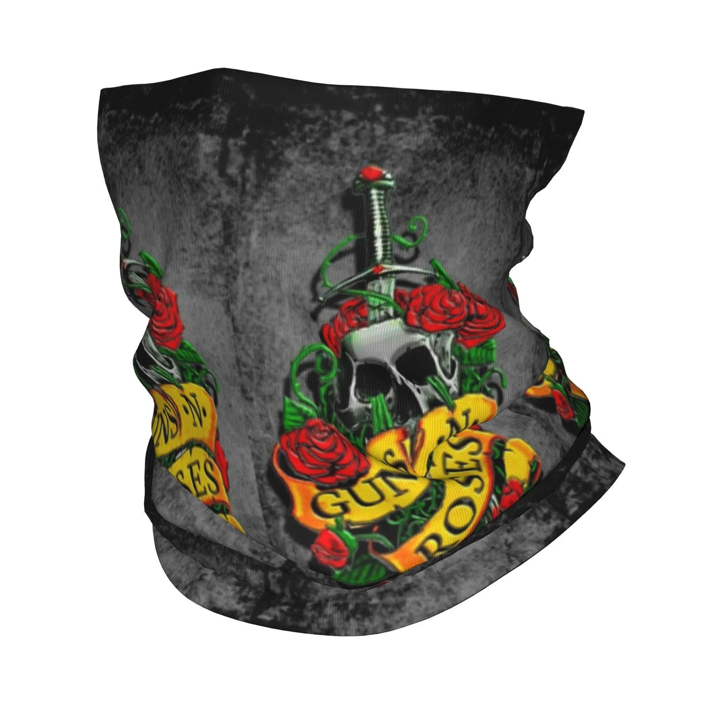 Guns N Roses Bandana Neck Cover Printed Mask Scarf Multi-use Headband Outdoor Sports Unisex Adult Windproof