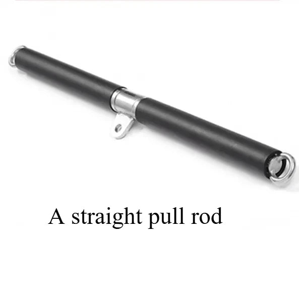 With Bearing Ring Straight Pull Rod Short Pull Rod High Pull Rod Fitness Equipment Accessories Weight Training Rod Pull Back Bar