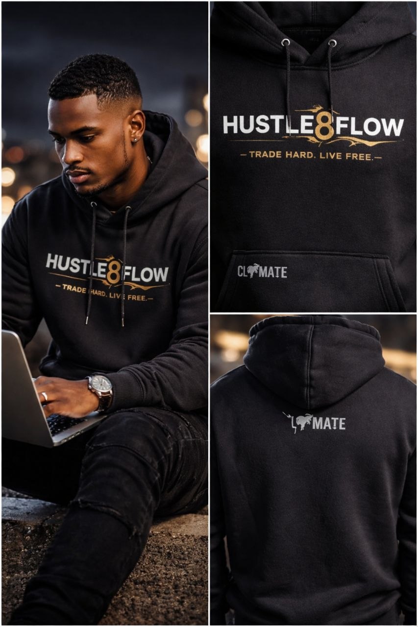 Climate Hustle8Flow- Unisex Traders Discipline Hoodie