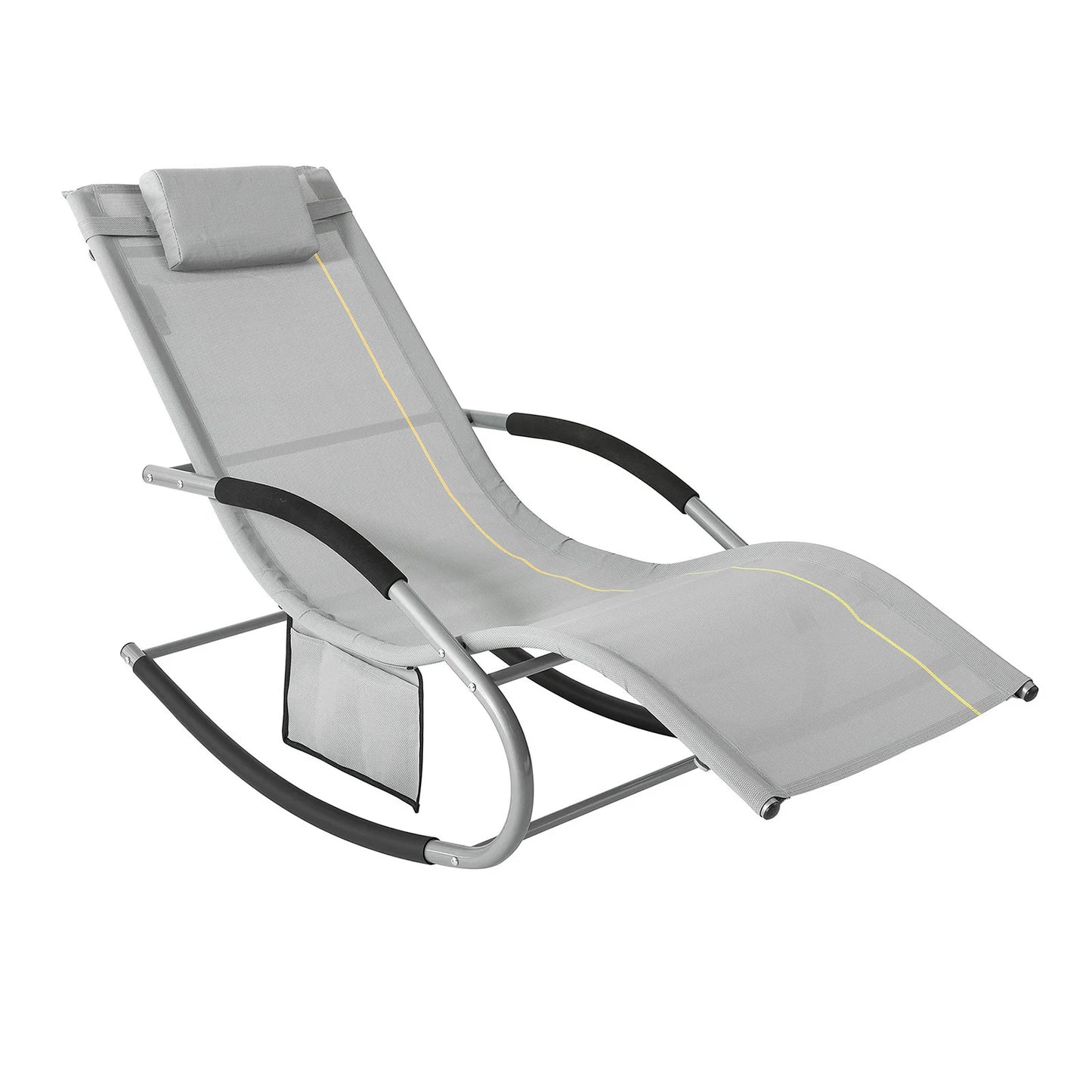 SoBuy OGS28 Sun lounger garden lounger swing with bag and breathable and airy swing lounger for gardens, courtyards, beaches
