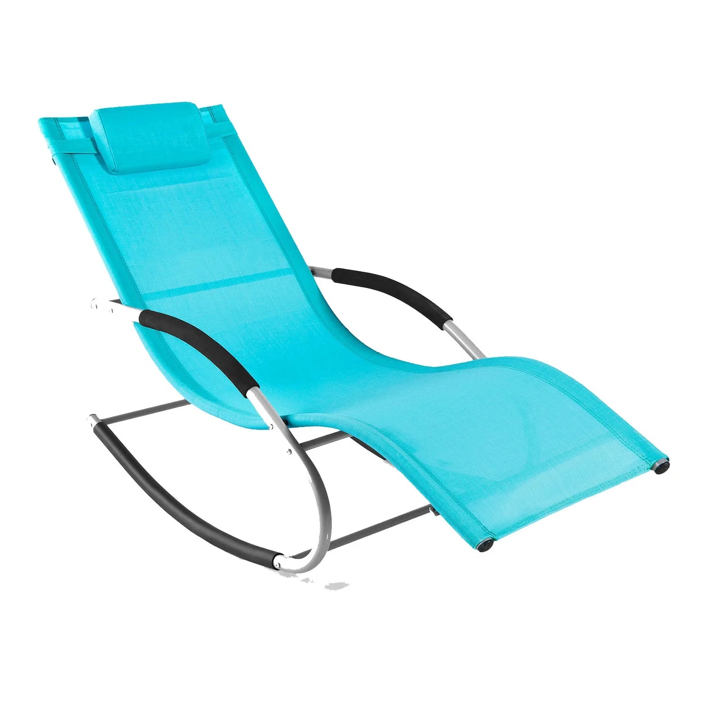 SoBuy OGS28 Sun lounger garden lounger swing with bag and breathable and airy swing lounger for gardens, courtyards, beaches