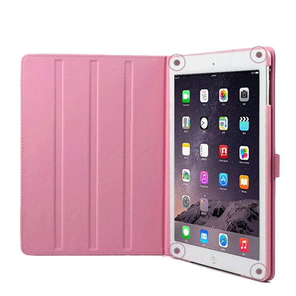 Crown Design Leather Case for iPad 9.7 2017 2018 Air1 2 10.5 air3 10.2 mini 6 Protective Tablet Shockproof kickstand Cover Coque