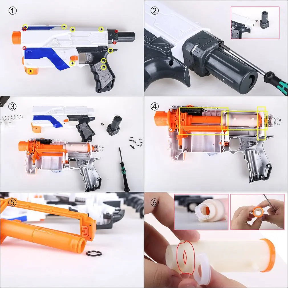 Worker Modified Steel Spring for Nerf N-Strike Elite Retaliator 25N 7KG 9KG 12KG Children Toy Gun Accessories Easy Installation