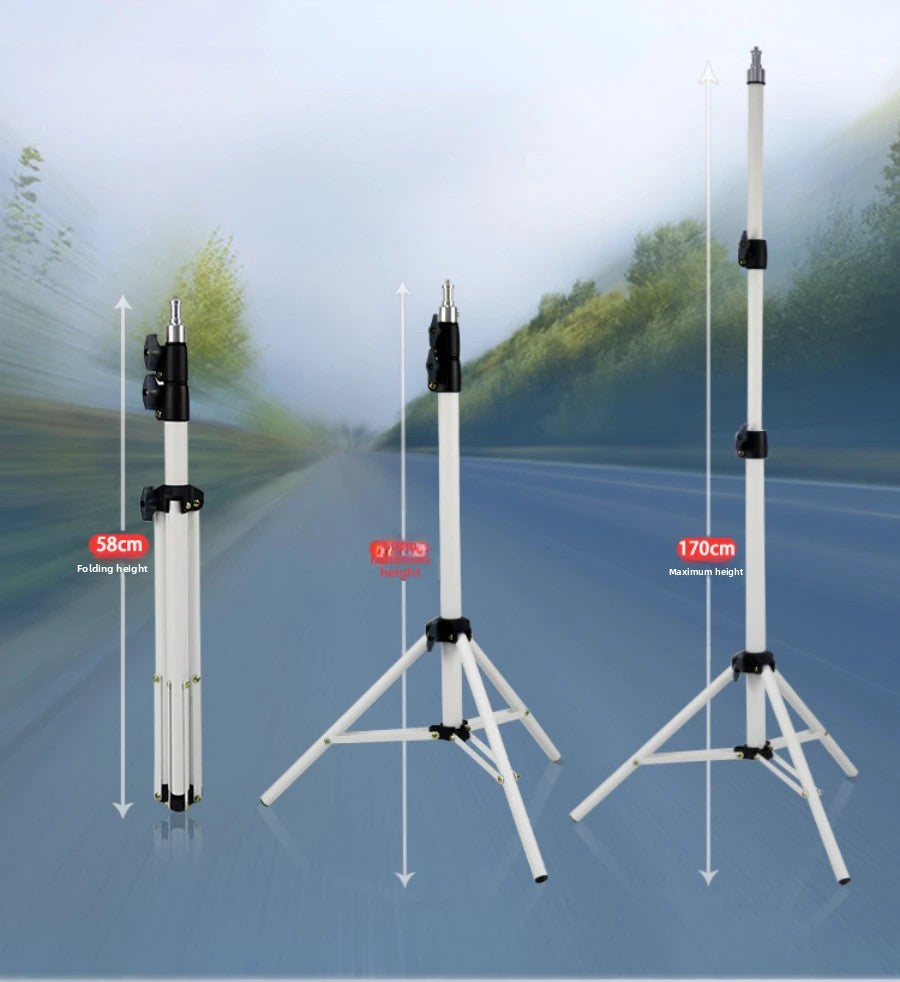 1.7m tripod photography light stand bracket studio light flash soft light stand mobile phone live video photo stand