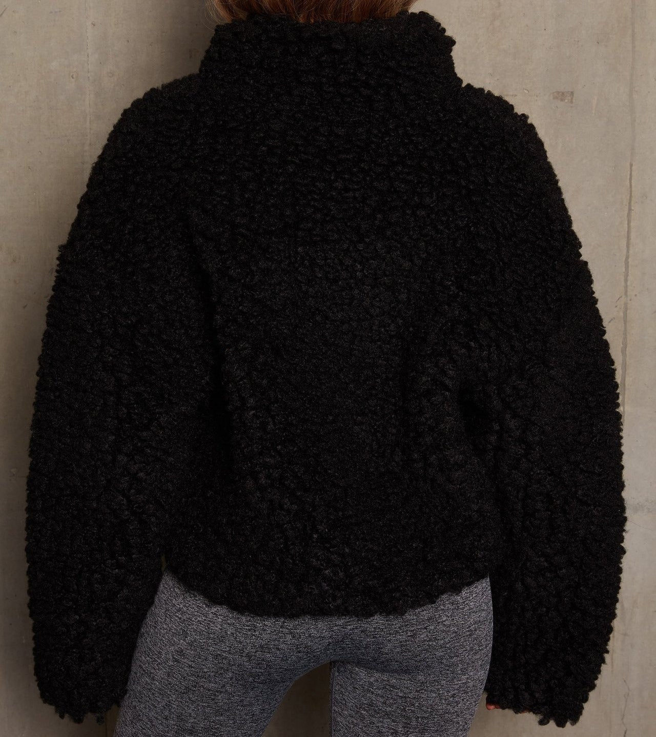 Winter Lamb Wool Short Coat For Women Thicken Warm Long Sleeve Turtleneck Jackets 2023 Autumn Fashion Streetwear Ladies Overcoat