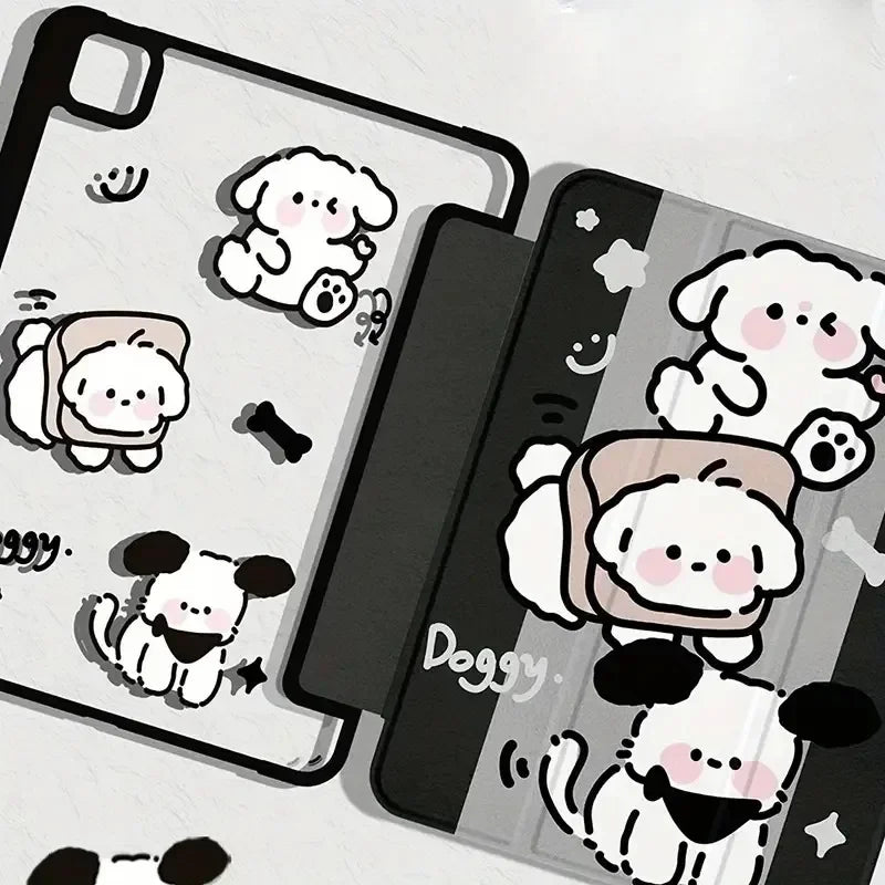 Cute Cartoon Protective Cases for IPad 10th 10.2/9.7/10.5/11 Inch Pro 12.9 Inch 2021 Mini 6 Air 5/4 Case with Pencil Slot Holder