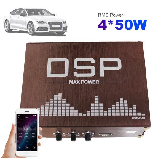 Car DSP Digitale Audio Processor Support APP Control Auto Eindversterker Audio Digitale Geluid Processor Cars Audio Accessoires