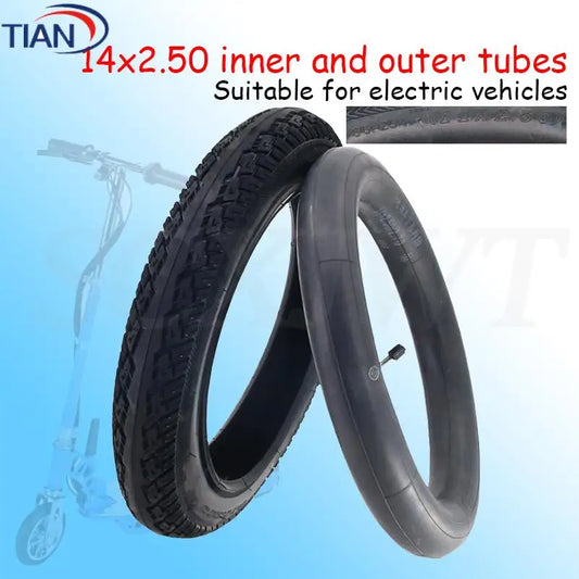Electric BIke 14 inches for electric bicycles high quality rubber 14x2.50 64-254 inner and outer tires Electric Bicycle E-bike