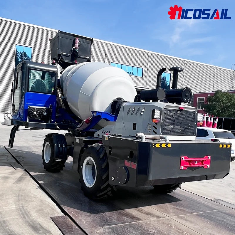 Mini Concrete Mixer Self Loading Concrete Mixer 0.5m3 0.8m3 4m3 3.5m3 6.5m3 2m3 Concrete Mixer Truck for Sale