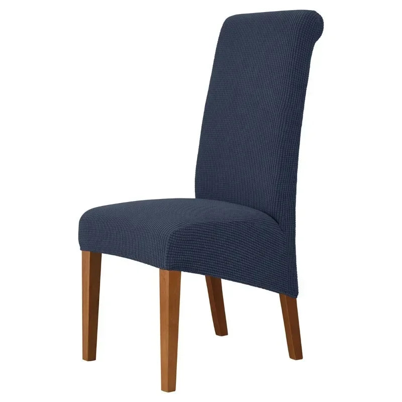 Large Size Banquet Adjustable Chair Cover Jacquard Chairs Spandex Cover Seat Covers for High Back Chairs Dining Room Hotel Home