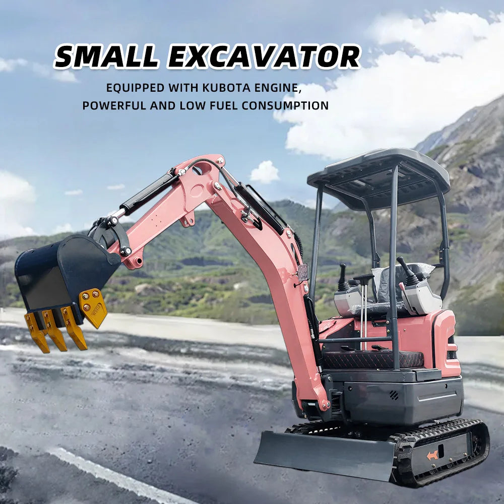 Heavy Duty Customized Small Excavator 3 Ton Crawler Digger with Attachments for Construction Farm Use Mini Excavator CE/Euro 5