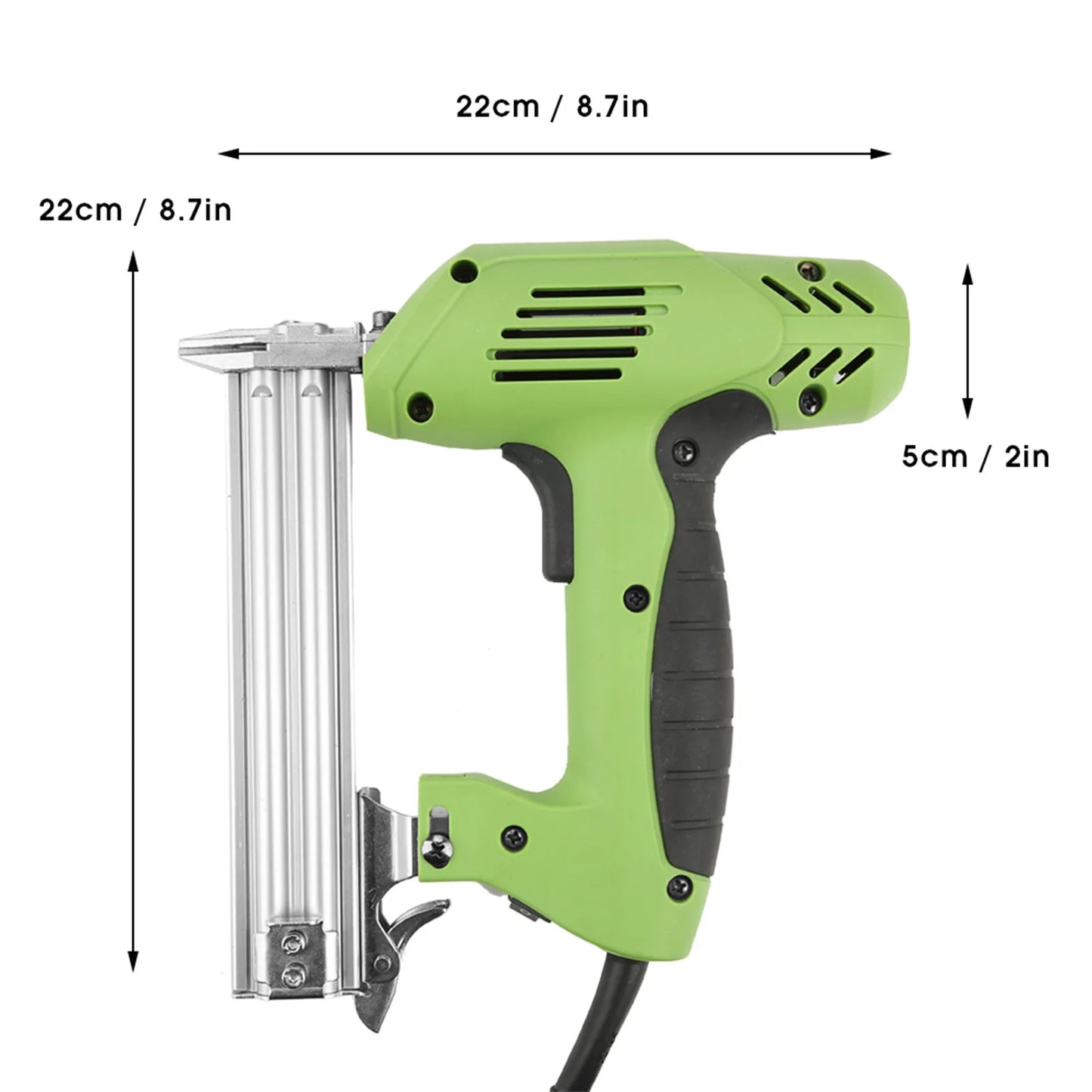Electric Nail Gun Electric Nailer Nail Gun Hand Operated Nailing Tool for Furniture Woodworking