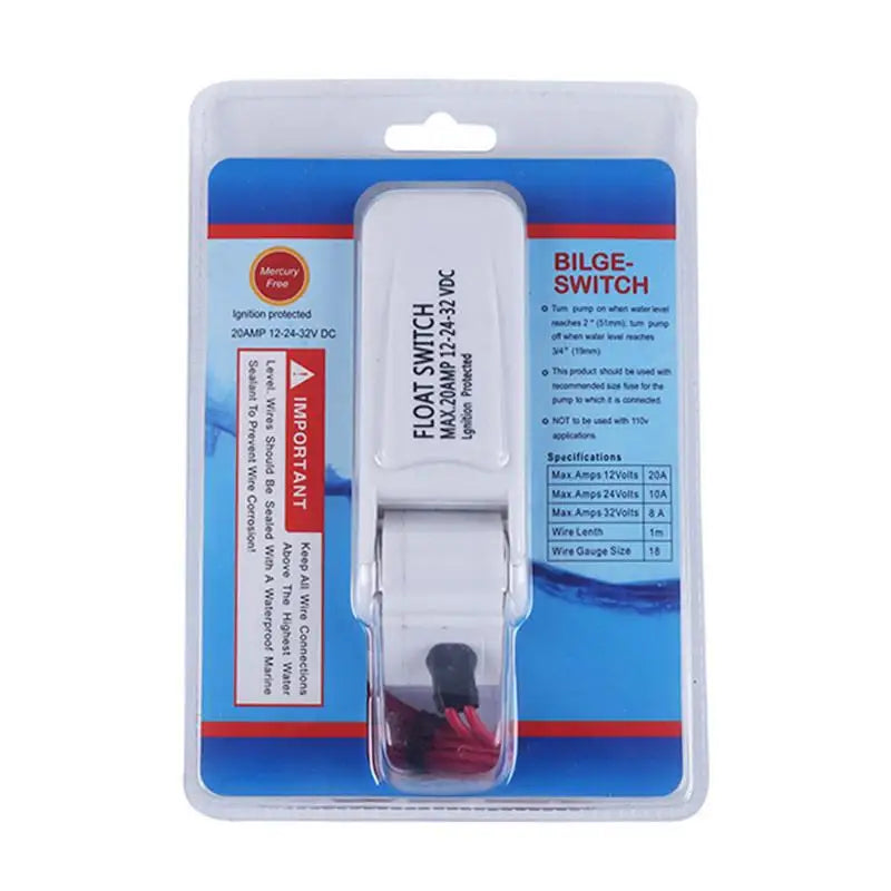 Bilge Pump With Float Button 12V Bottom Pump Float Button Float Button Automatic Waterproof Bilge Pump For Bilge Pumps Water