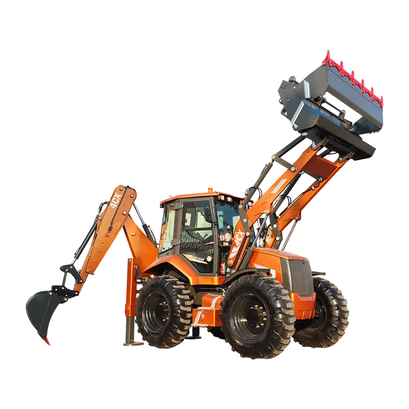 Made in China Small Backhoe Excavator Agricultural Tractor Backhoe Excavator Loader 4x4 Backhoe