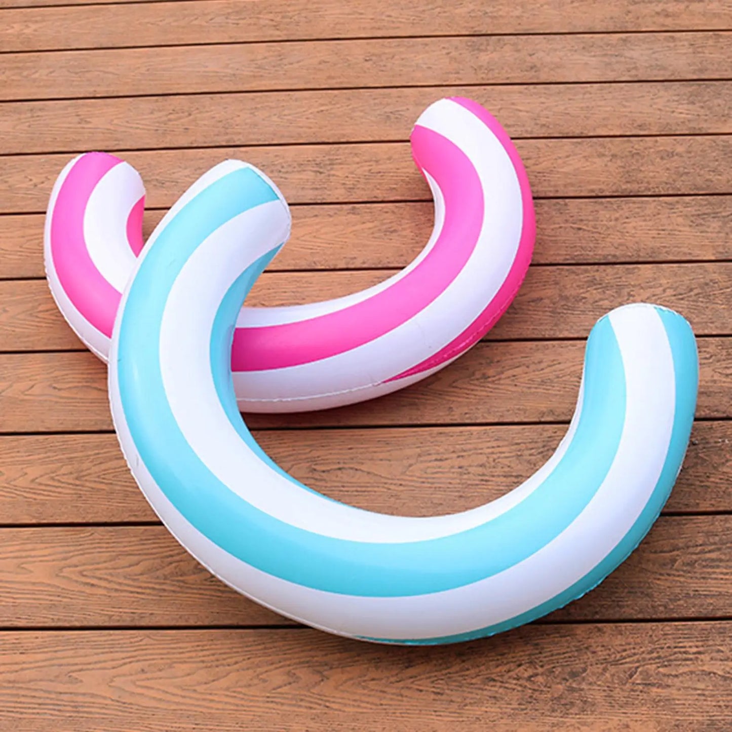Pool Noodles PVC Leakproof Floating U Shape Swim Adult Pool Floats Inflatable Raft for Beach Lake River Party Outdoor Summer