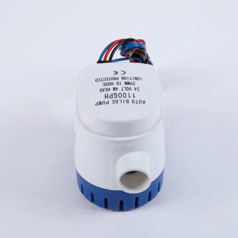 12V Bilge Pump 1100GPH Automatic Boat Marine Water Pump Submersible Yacht Boat Motor Seaplane Houseboat Pump