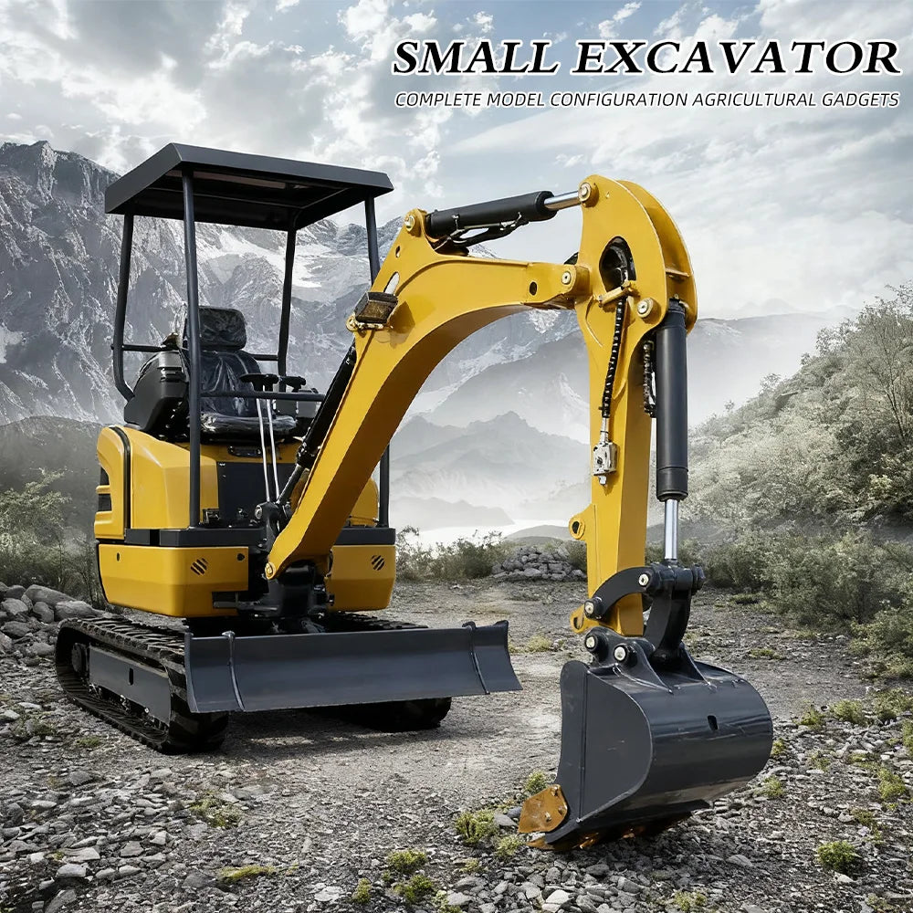 Heavy Duty Customized Small Excavator 3 Ton Crawler Digger with Attachments for Construction Farm Use Mini Excavator CE/Euro 5