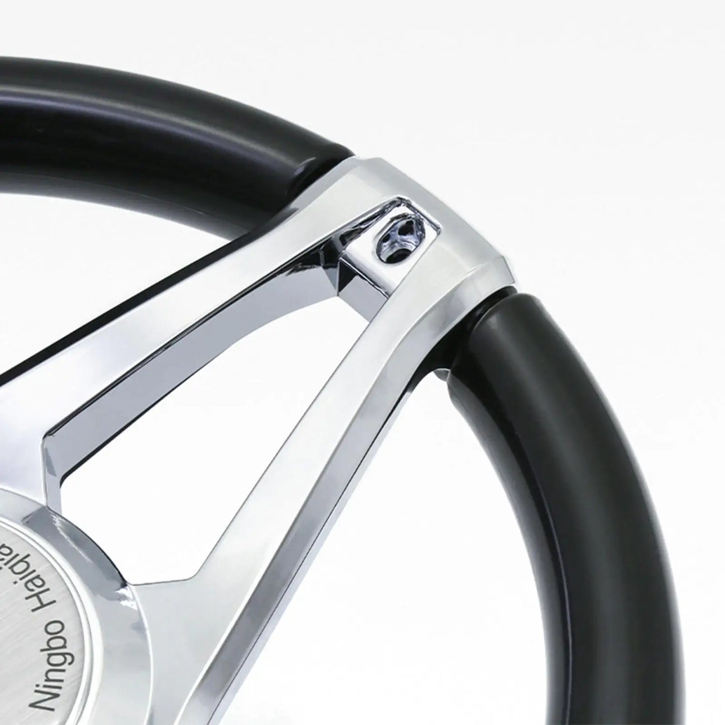 Boat Steering Wheel Anti Slip Waterborne Vehicles Sturdy 340mm for Marine Vessels Boat Speedboat Yacht Pontoon Boat