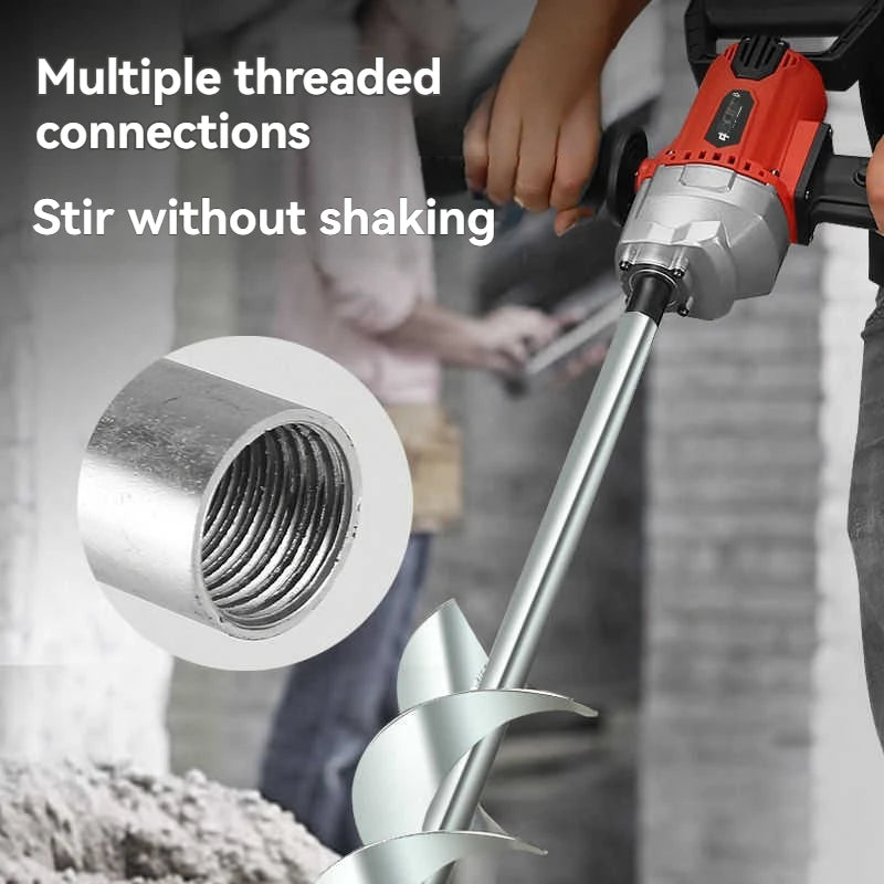 Industrial Grade Mixer Concrete Paint Water Drill Mixer Plastering Machine Putty Artifact High-power Electric Mixer