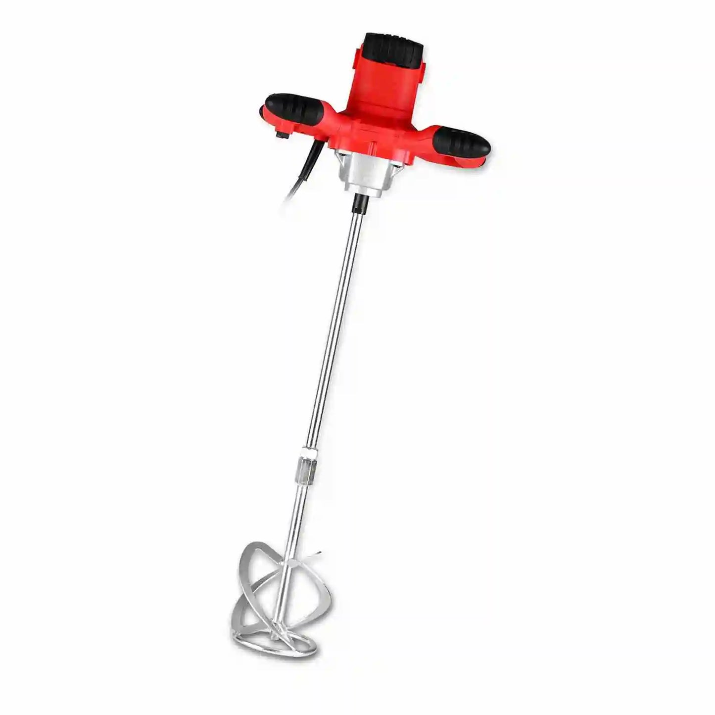 2100W Electric Cement Mixer Stirrer Heavy Duty 6-Speed Regulation Handheld S-type Concrete Mixer for Mortars Paint Mud Grout