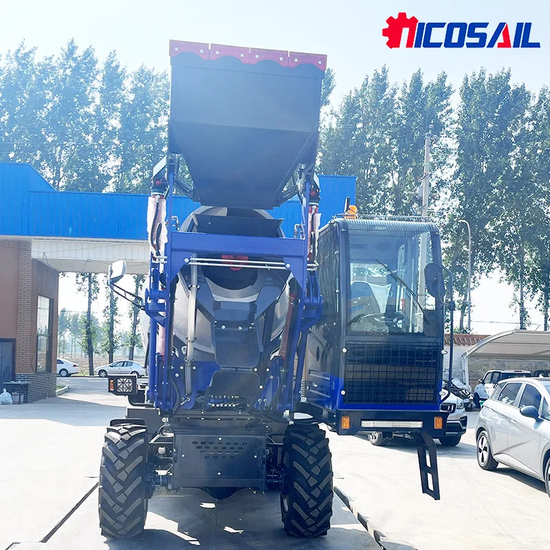 Mini Concrete Mixer Self Loading Concrete Mixer 0.5m3 0.8m3 4m3 3.5m3 6.5m3 2m3 Concrete Mixer Truck for Sale
