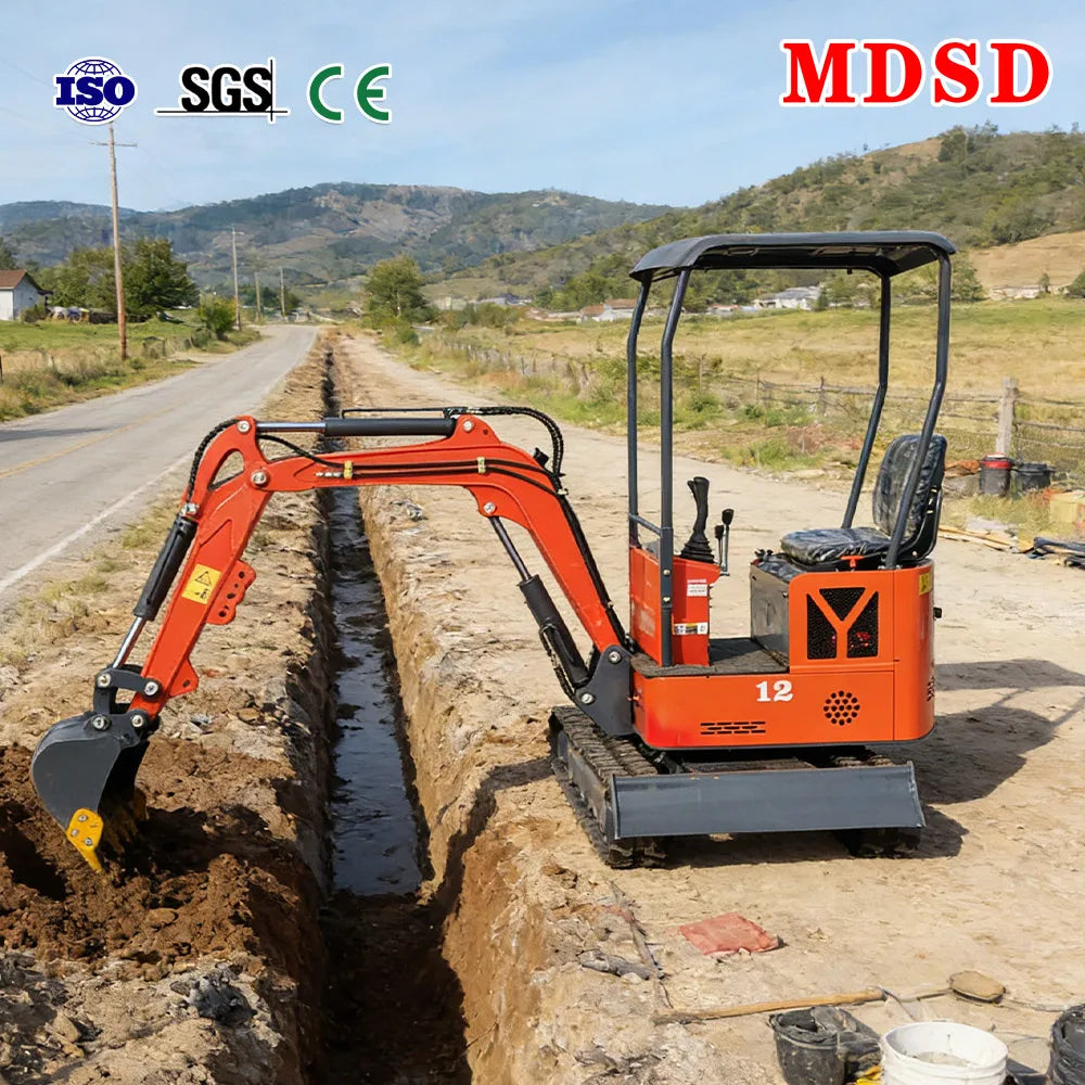 Mini Excavator Full Attachments 3 Ton Small Digger Euro5 Engine Free Shipping Crawler Digger Safe Reliable For EU US Market