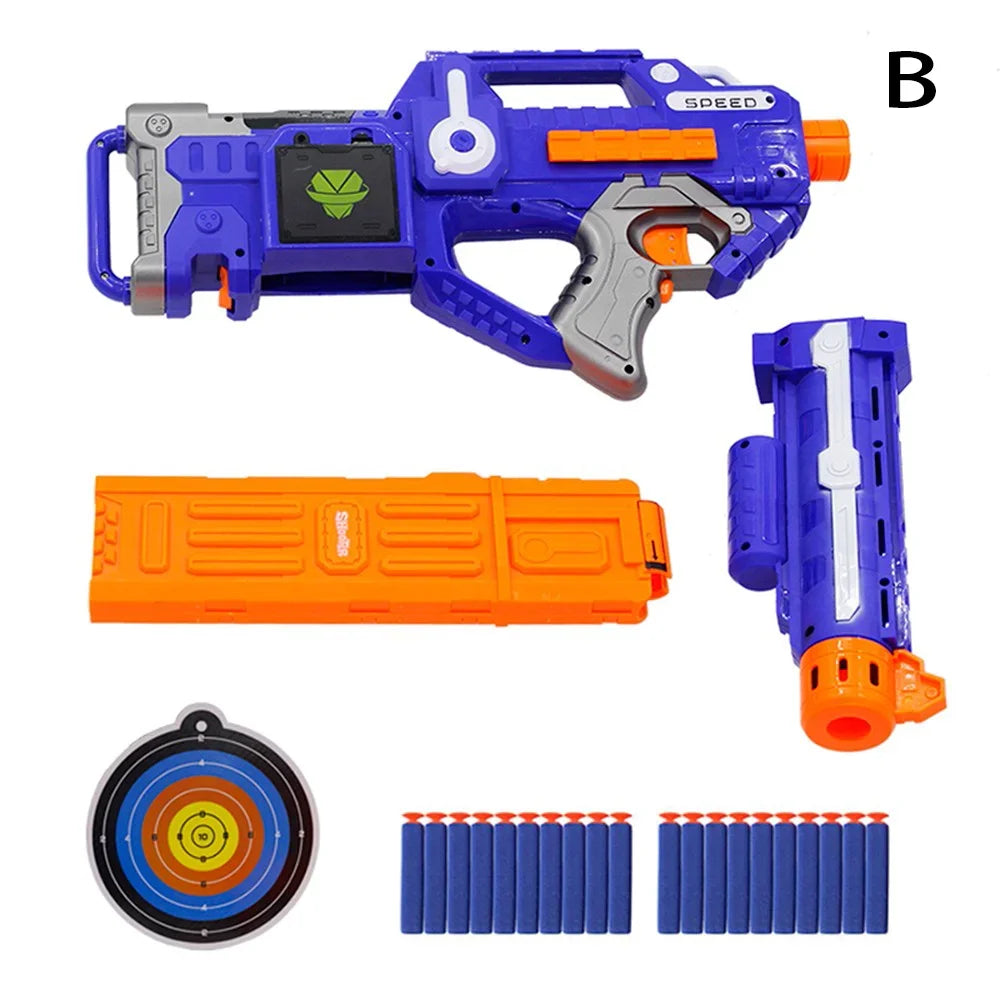 EeNew Arrival Electric Soft Bullet Gun Sniper Rifle Suit For Nerf Bullets Toy Gun EVA Dart Blaster Toy Rifle Gun Kids Best Gift