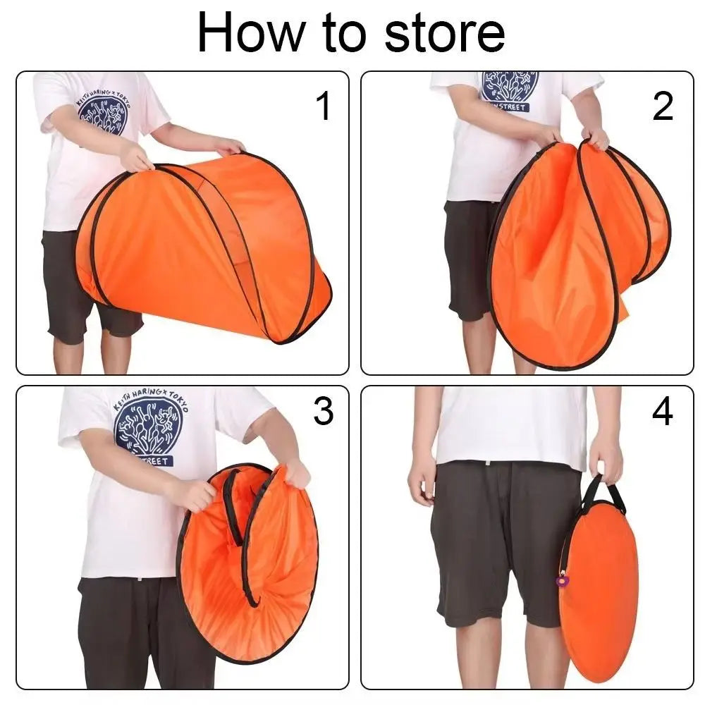 Summer Folding Tents Single Beach Outdoor Camping Instant Pop-up Automatic Sun Shelter UV Protection Sunscreen Mini Beach Tent