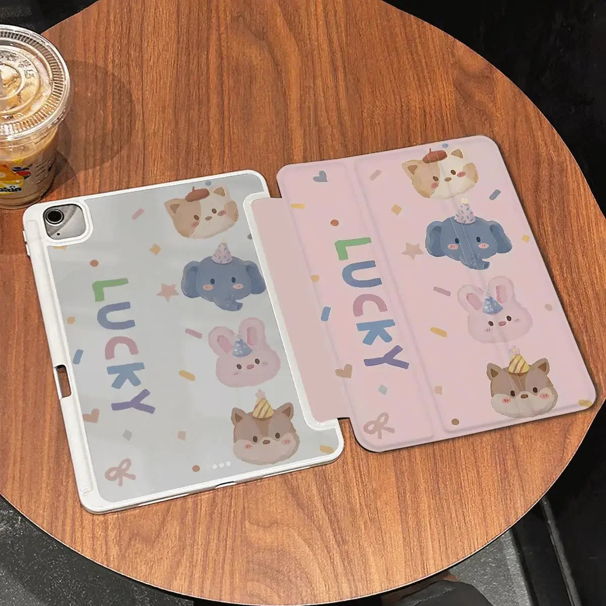Cute Cartoon Protective Cases for IPad 10th 10.2/9.7/10.5/11 Inch Pro 12.9 Inch 2021 Mini 6 Air 5/4 Case with Pencil Slot Holder