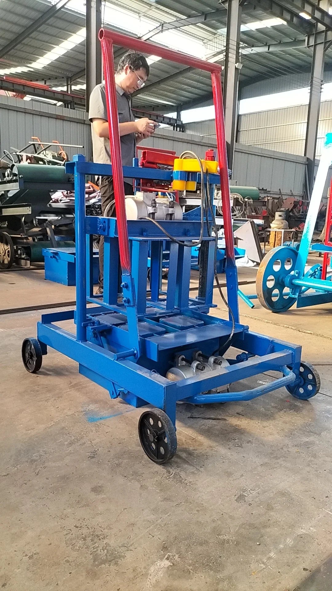 Hot Selling Cement Block Machine, Hydraulic Concrete High-quality Brick Making Machine