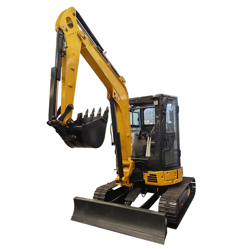 3.5-ton diesel small excavator, 3-ton crawler crane, powerful lifting and excavation force of excavator