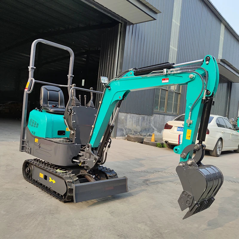 Customized 1.2-ton small excavator suitable for small projects, perfect for home garden renovation and maintenance. Small trench