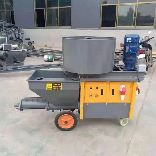 Powerful Diesel Engine Concrete Mortar Sprayer Portable Cement Mortar Spraying Machine Suitable for Outdoor Works