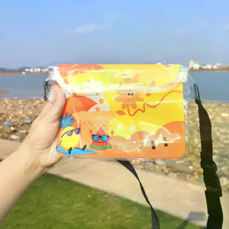 Waterproof Swimming Bag Ski Drift Diving Shoulder Waist Pack Bag Underwater Mobile Phone Bags Case Cover For Beach Boat Sports