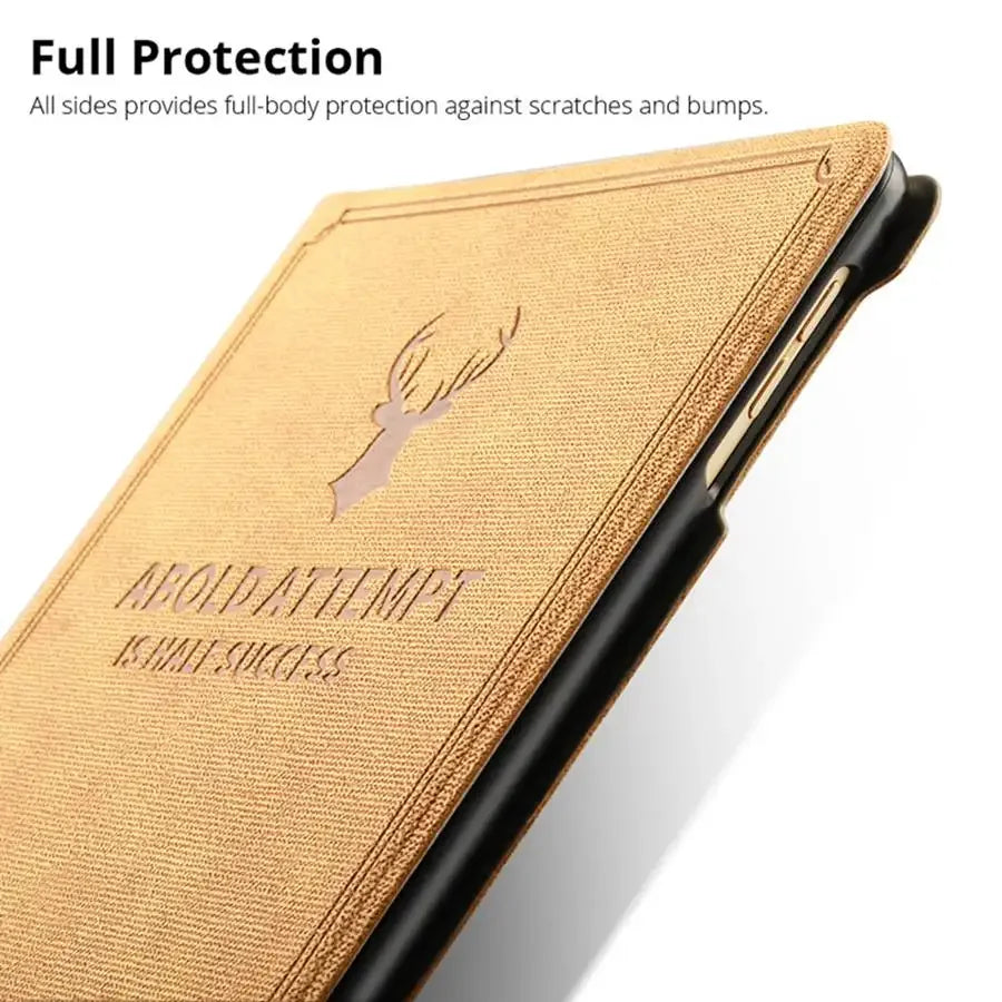 Tablet Case for IPad Air Pro 11 Cover for IPad Air 1 2 3 4 5 10.9 9.7 10.2 10.5 Mini 2 3 4 5 6 7 Deer Pattern PU Leather Case