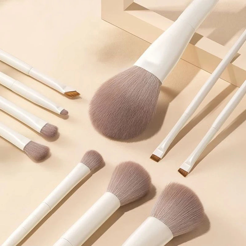5/7/10/12Pcs Makeup Brushes Tools Set Professional Eyeliner Eyeshadow Contour Powder Brush Women Facial Beauty Cosmetics Tools