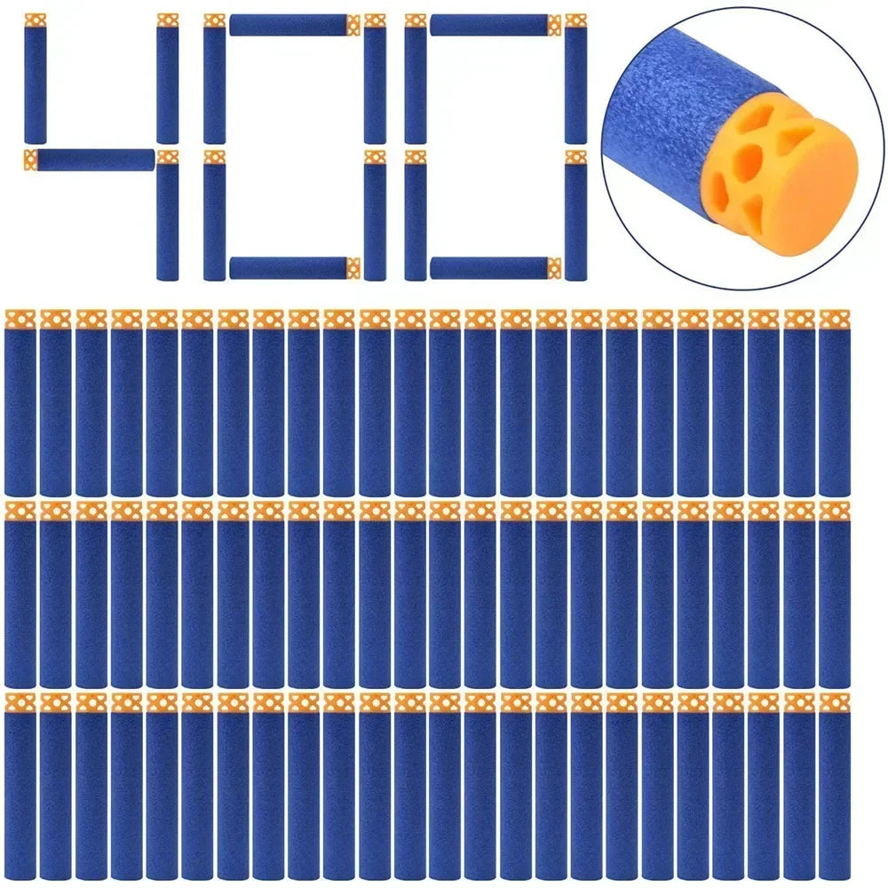 Refill Ffle Darts for Nerf Elite Guns Series Compatible EV Bullets 7.2x1.2cm Toy Gun Accessories for Party Team Game