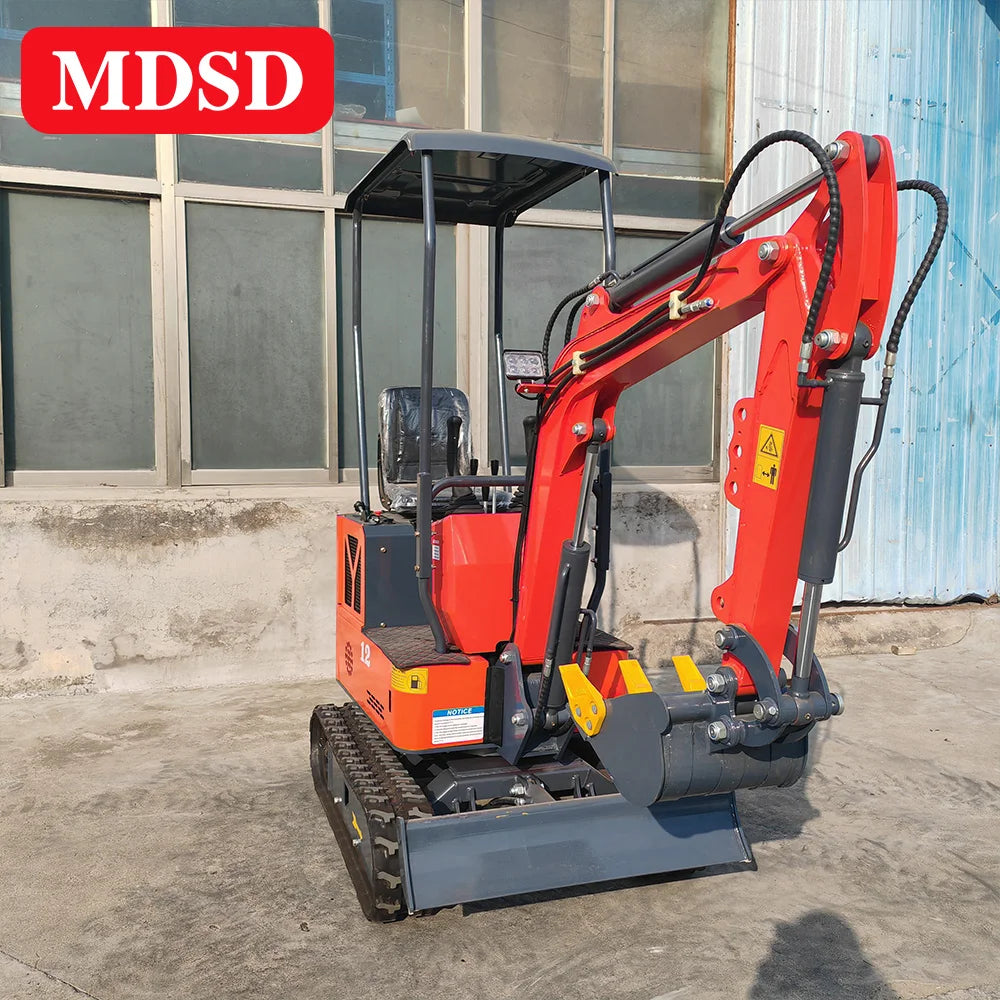 Free Shipping 2 Ton Hydraulic Excavator Agriculture Micro Digger Euro5 Hydraulic Crawler Mini Excavator 1.8 Ton For Farm Garden