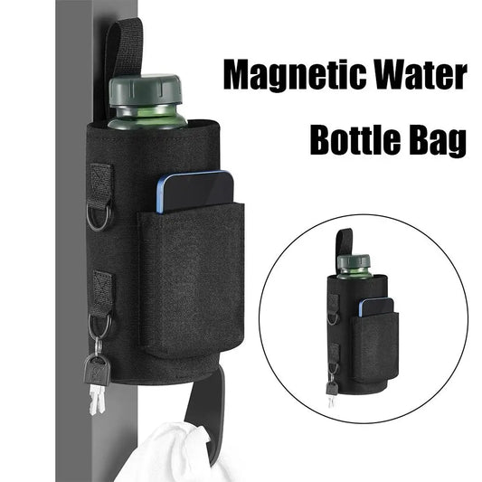 MagSafe Sports Magnetic Water Bottle Bag Gym Pouch Phone Holder Sleeve Wallet Storage for Keys Cards Fitness Yoga Accessories