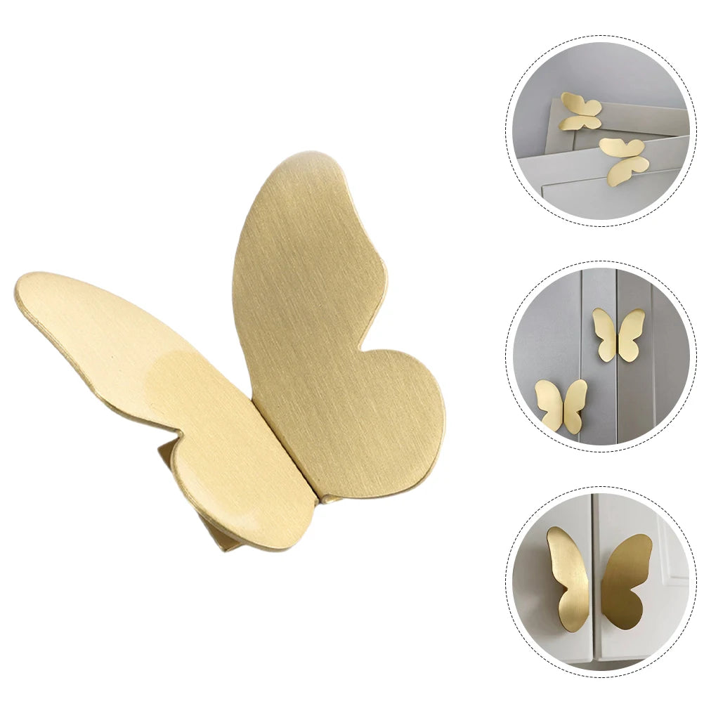 Furniture Hardware Butterfly Shape Cabinet Door Pulls Handle Dresser Pull Handles Cabinet Drawer Knobs Accessories Hardware Tool