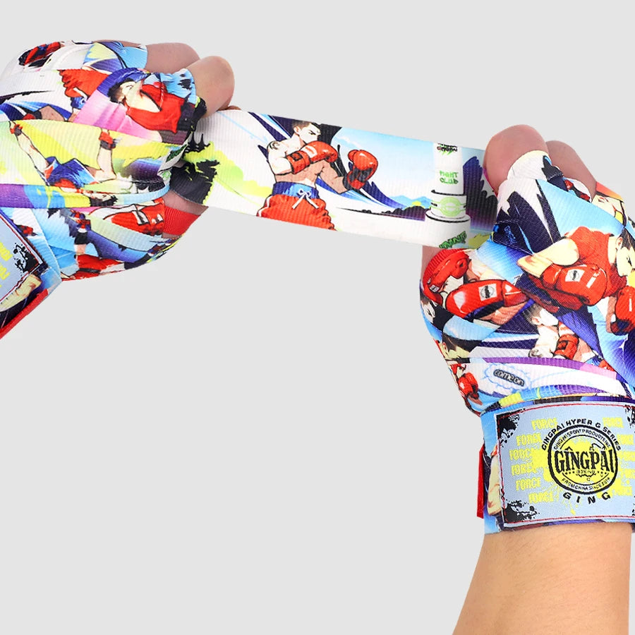 Boxing straps, hand straps, adult and children's hand wraps, fitness combat Muay Thai elastic straps, hand cloth bandages