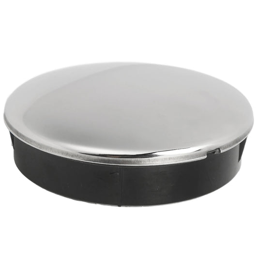 Boat Steering Wheel Center Cap 2.5in/6.35cm 316 Stainless Steel ABS Snap in for Yachts