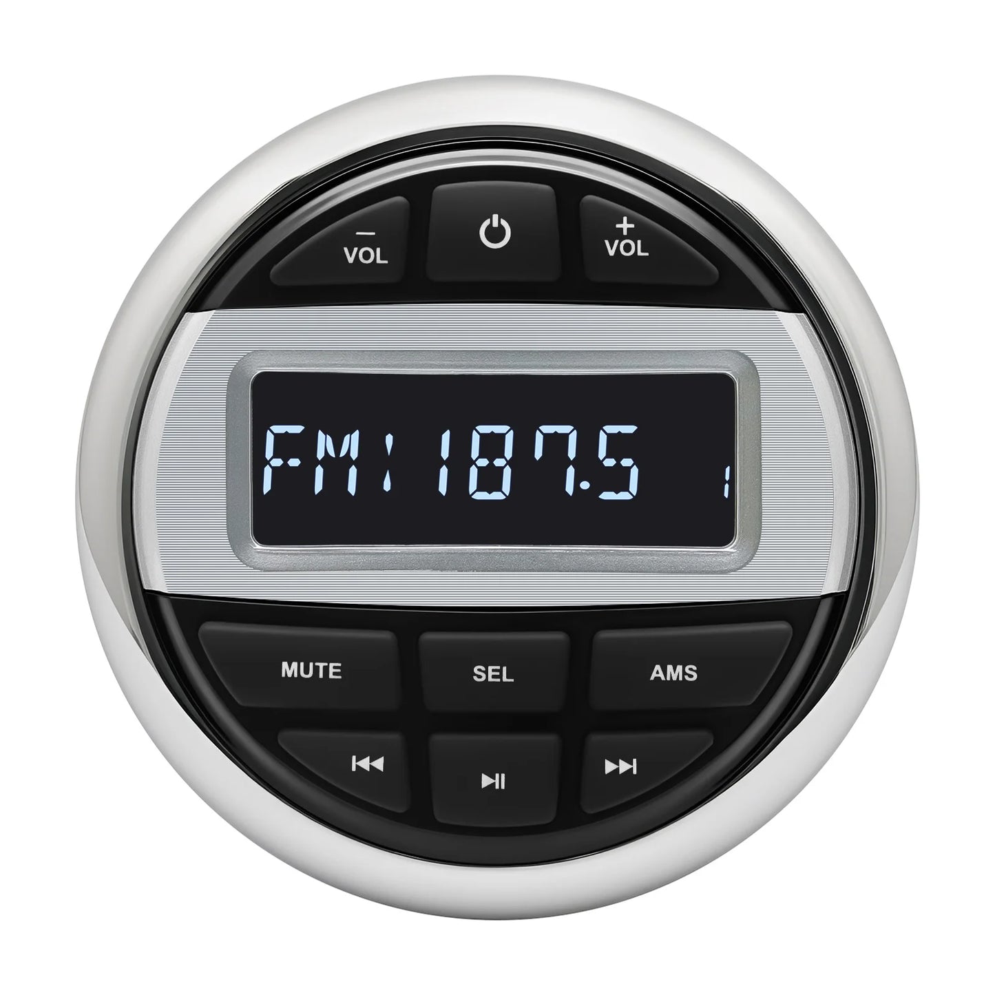 Bluetooth-compatible Marine Stereo Boat Radio Waterproof FM AM Digital Media Audio Player For Yacht Gauge ATV UTV Cart Motorcycl