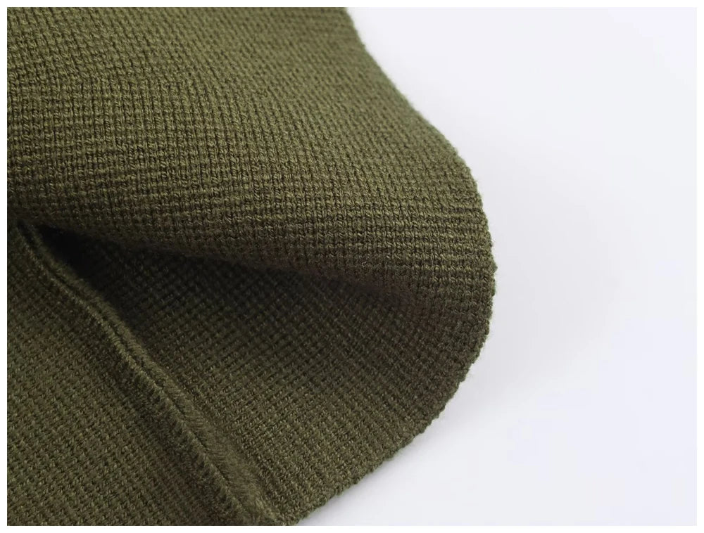 Woman Clothes Tops V Elegant Knit Cardigan For Women With V Neck Tie Waist And Flared Hem Autumn And Winter Workwear Top
