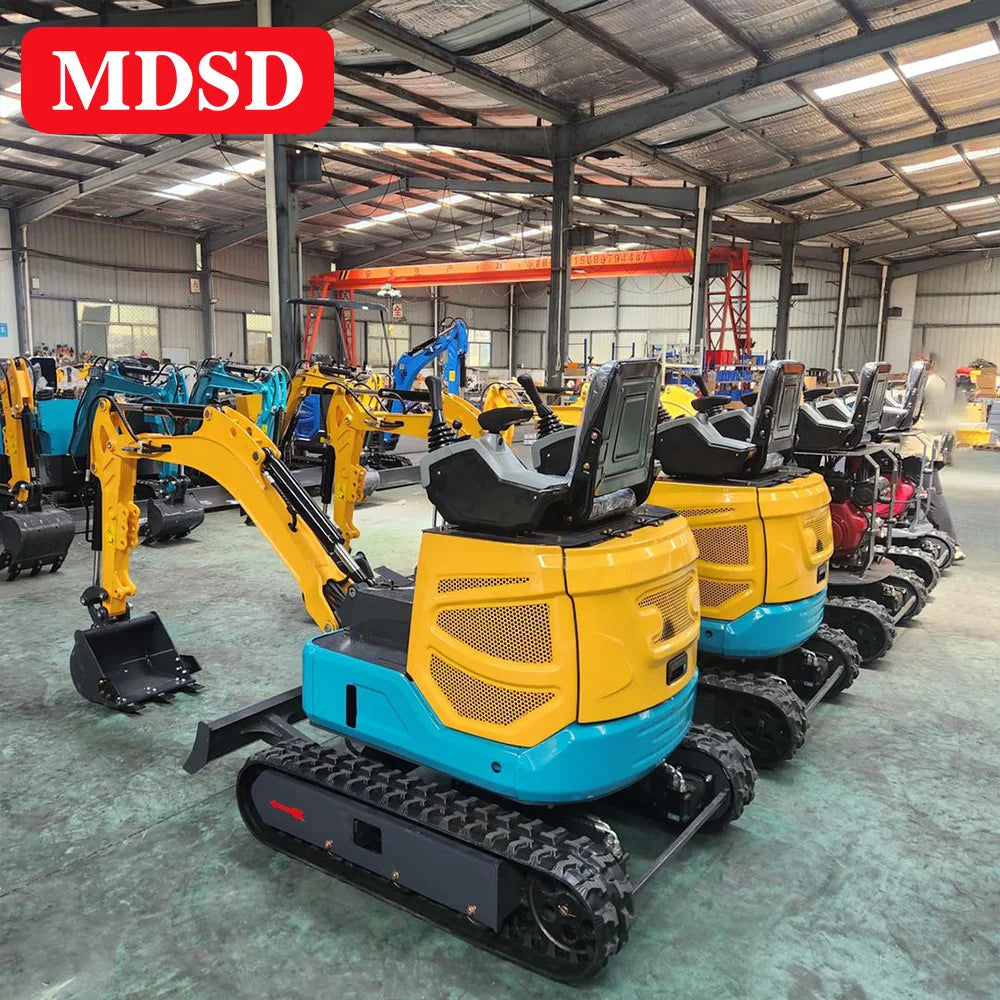 Free Shipping 2 Ton Hydraulic Excavator Agriculture Micro Digger Euro5 Hydraulic Crawler Mini Excavator 1.8 Ton For Farm Garden